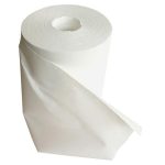 White lint free solvent wipe roll