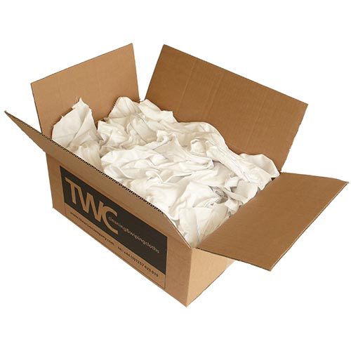 5kg box white cotton table linen